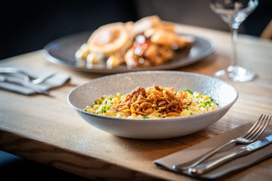 Käsespätzle im Restaurant Xaver in Schliersee