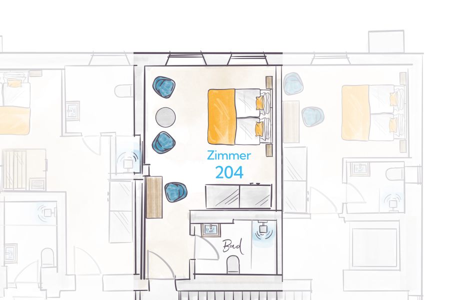 Terofal Hotel Schliersee Floor Plan Room 204
