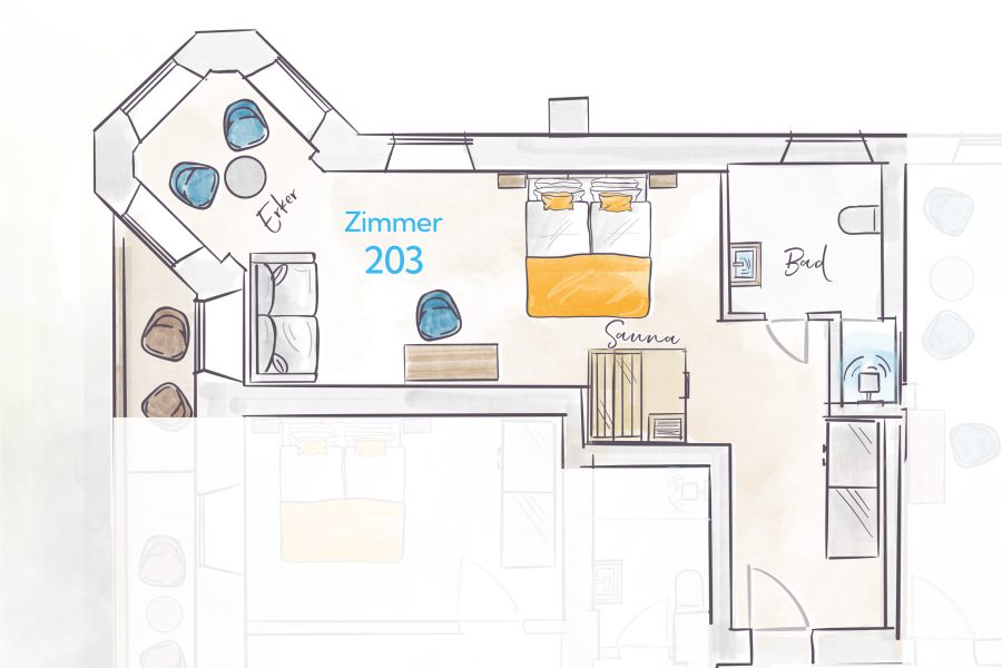 Terofal Hotel Schliersee Floor Plan Room 203