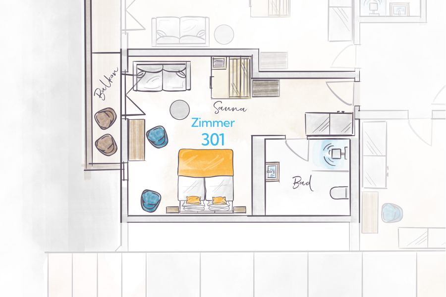 Terofal Hotel Schliersee Floor Plan Room 301