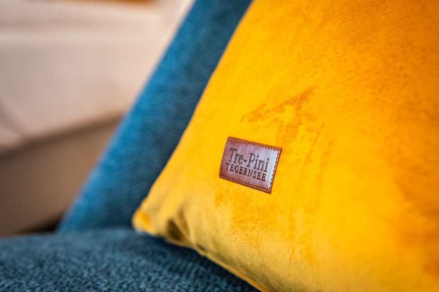 Detailaufnahme eines Dekokissen