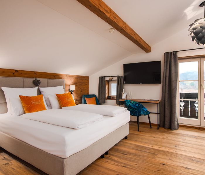 Zimmer im Hotel Terofal in Schliersee mit Zugang zum Balkon