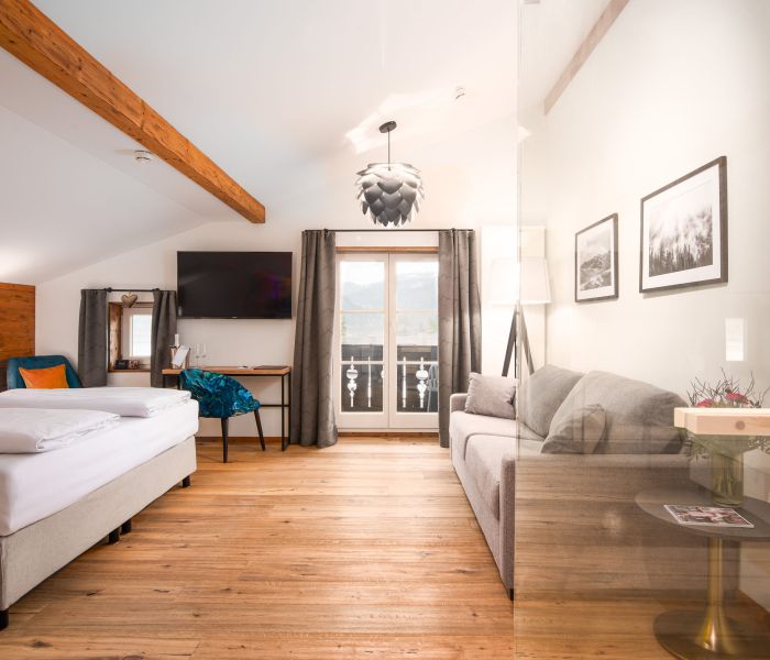 Zimmer im Hotel Terofal in Schliersee mit Zugang zum Balkon