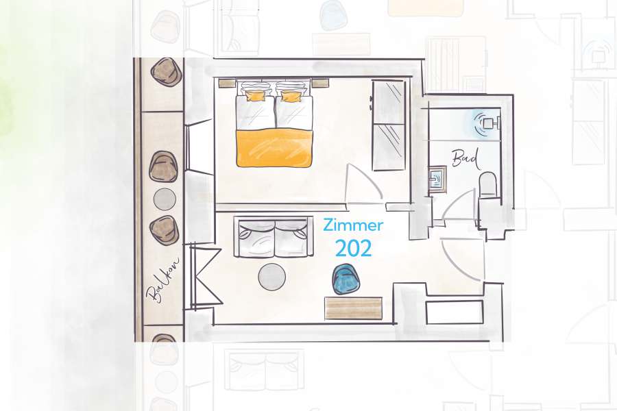 Terofal Hotel Schliersee Floor Plan Room 202