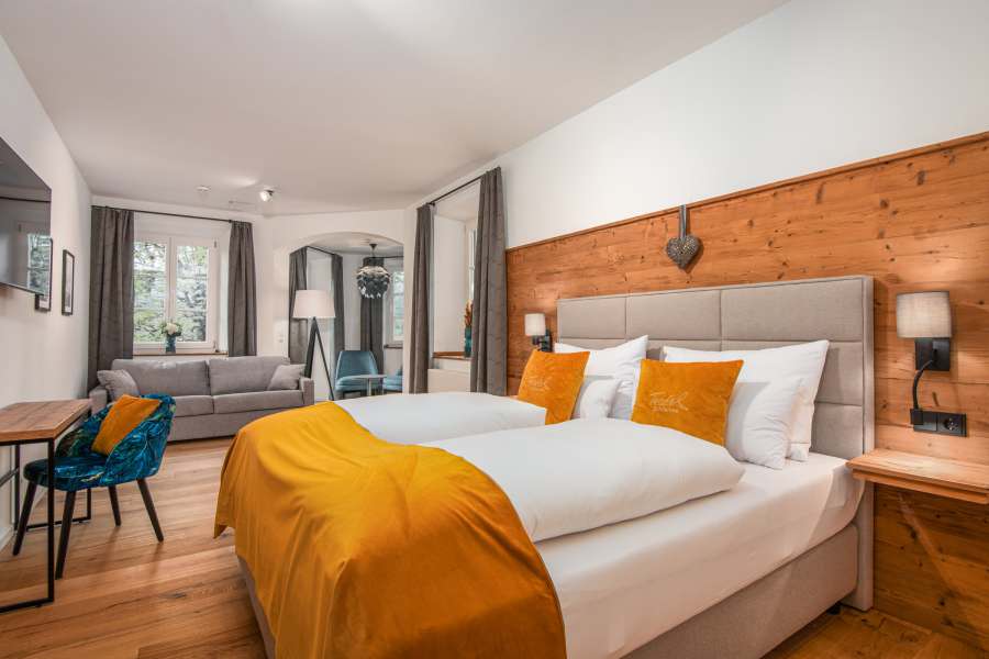 Zimmer im Hotel Terofal in Schliersee mit Zugang zum Balkon