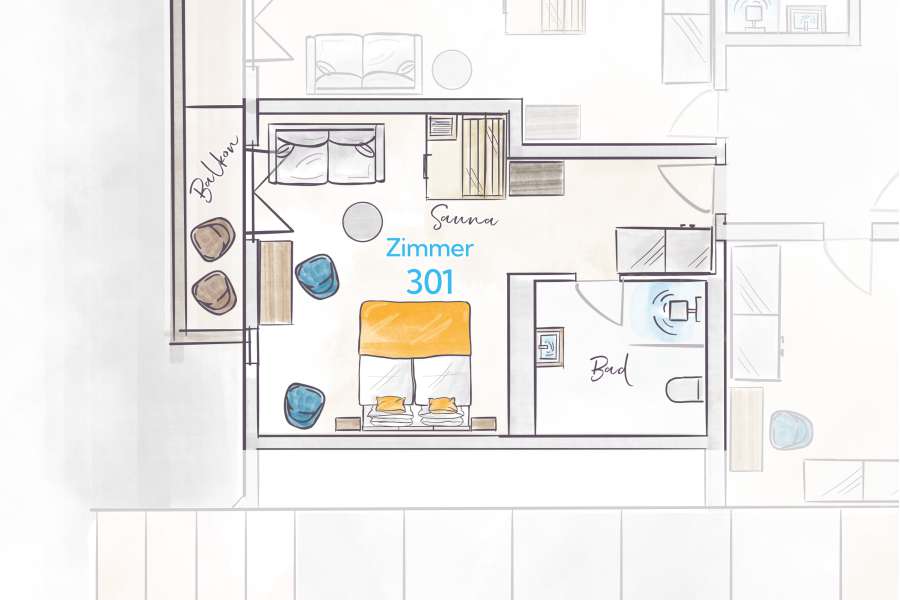 Terofal Hotel Schliersee Floor Plan Room 301