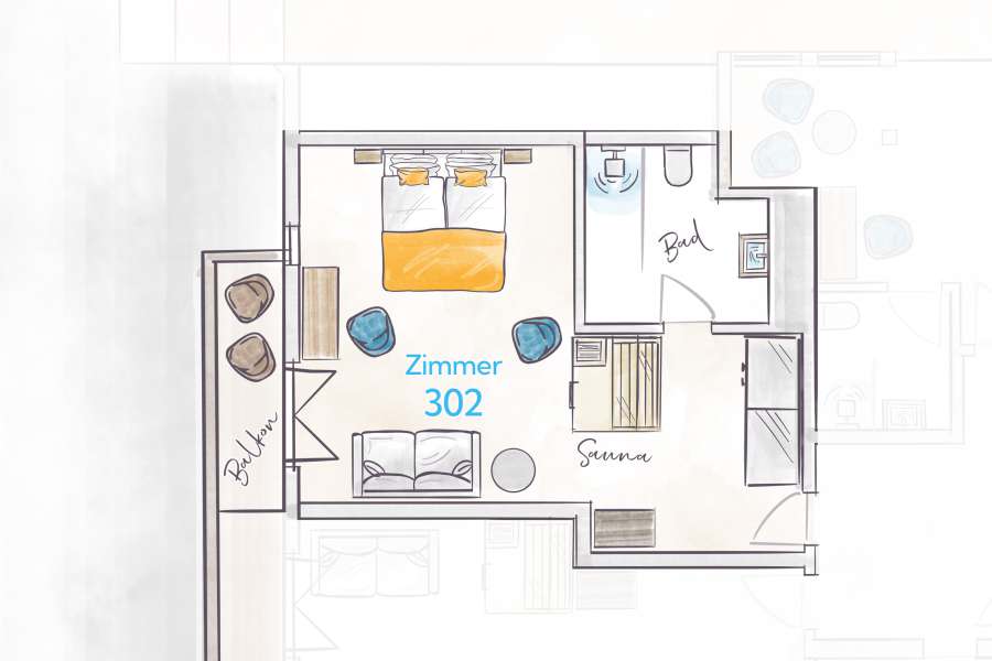 Terofal Hotel Schliersee Floor Plan Room 302